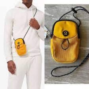 Lululemon Take it On Crossbody Pouch -Honey Lemon NWT